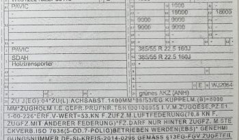 MAN TGS 26 480 HOLZTRANSPORTER voll