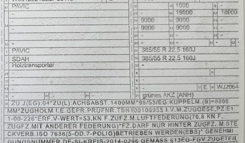 MAN TGS 26 480 HOLZTRANSPORTER voll