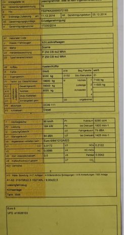 SCANIA P 250 KOFFER voll